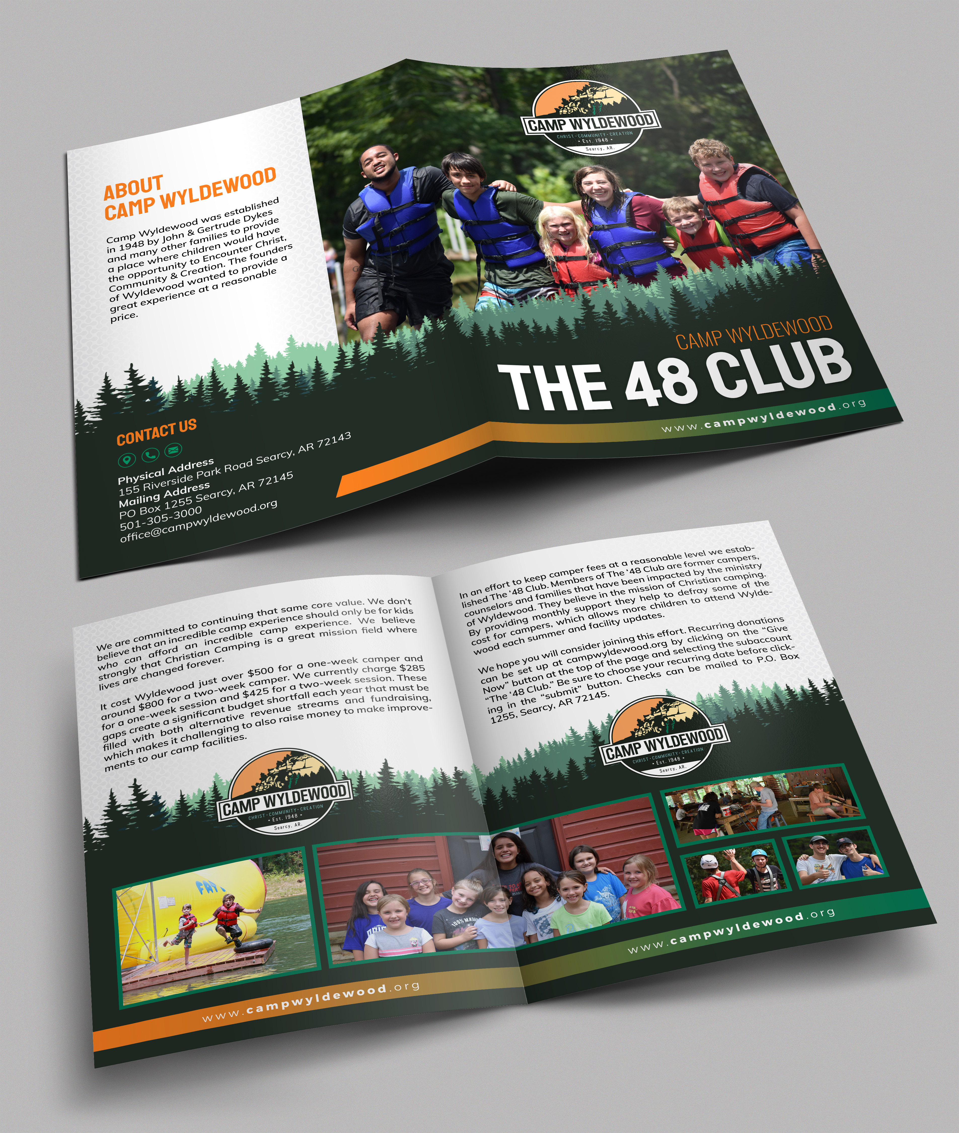 Brochure Design by SAI DESIGNS for Camp Wyldewood | Design #25812366