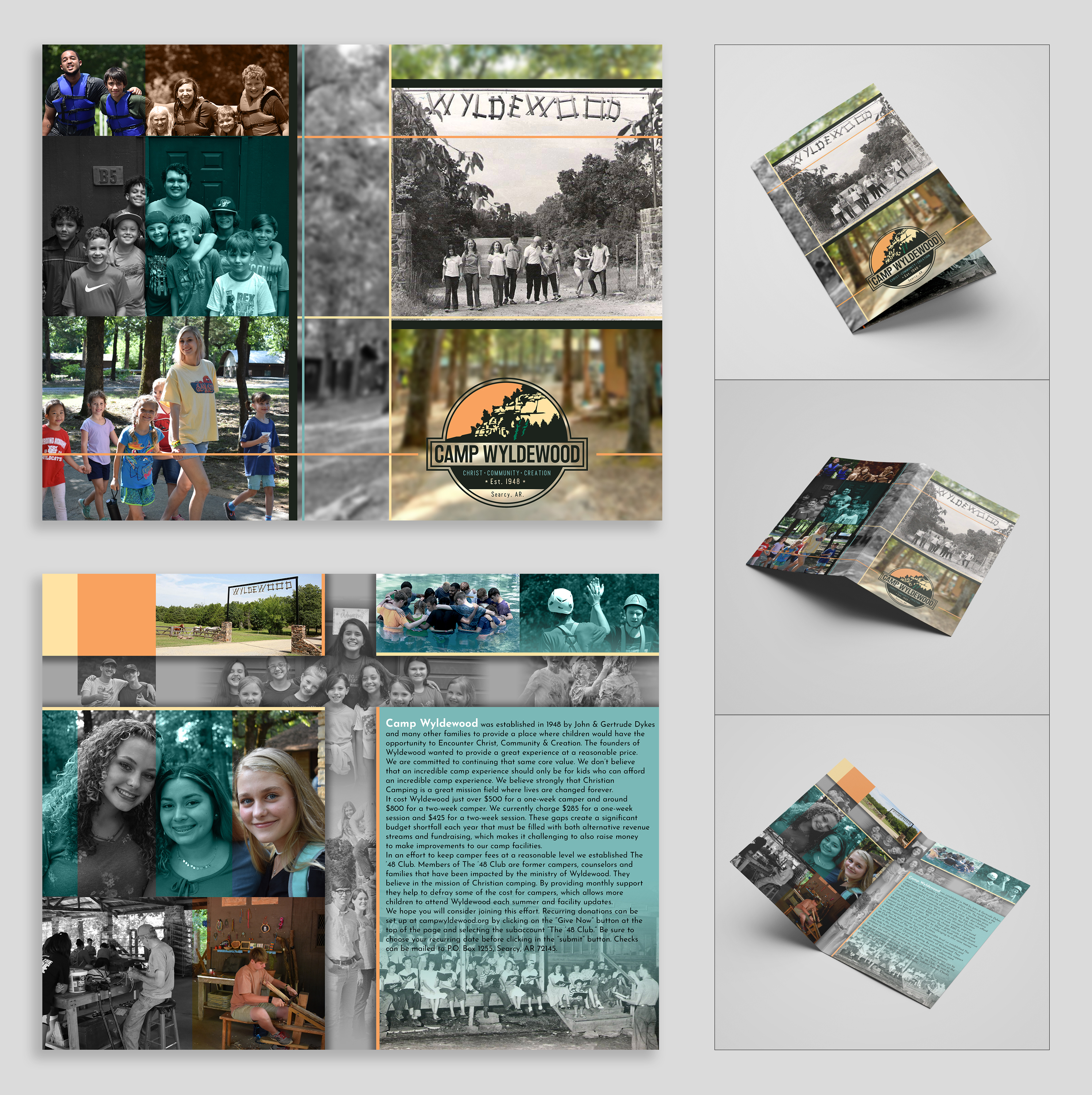 Brochure Design by MK-3D for Camp Wyldewood | Design #25812060