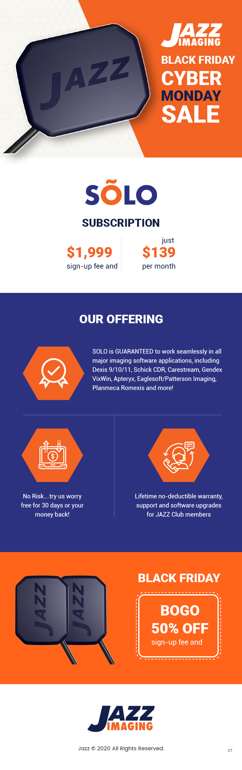 Design de Marketing Électronique par pb pour JAZZ Imaging | Design #25789374