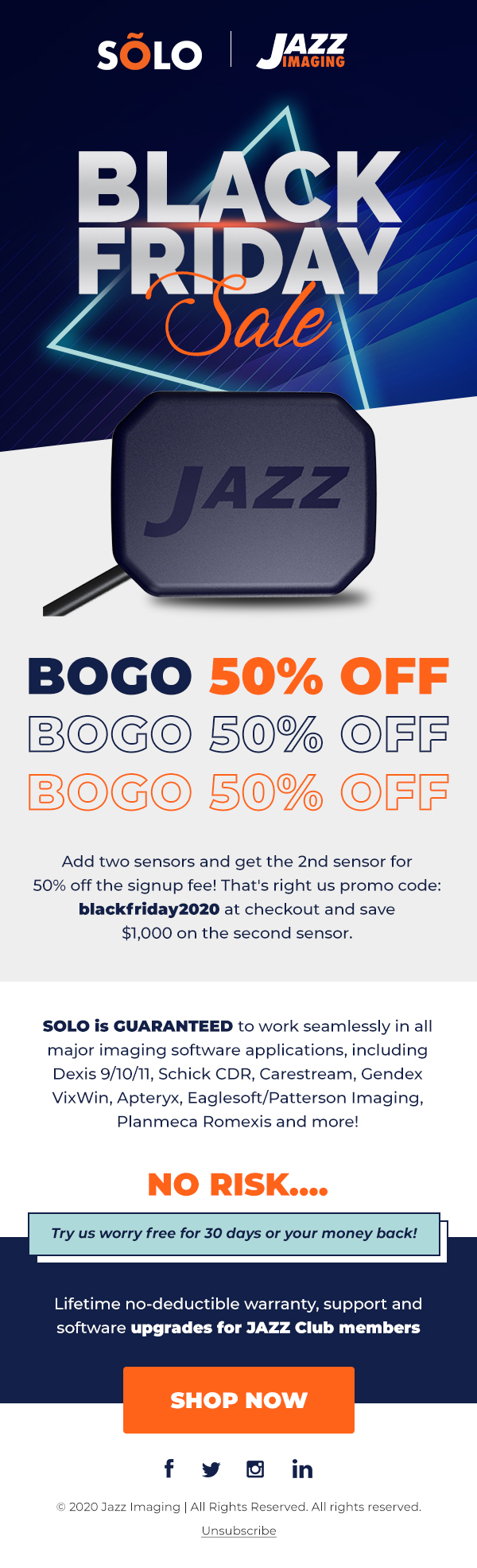 Email Marketing Design by logoQ for JAZZ Imaging | Design #25800030