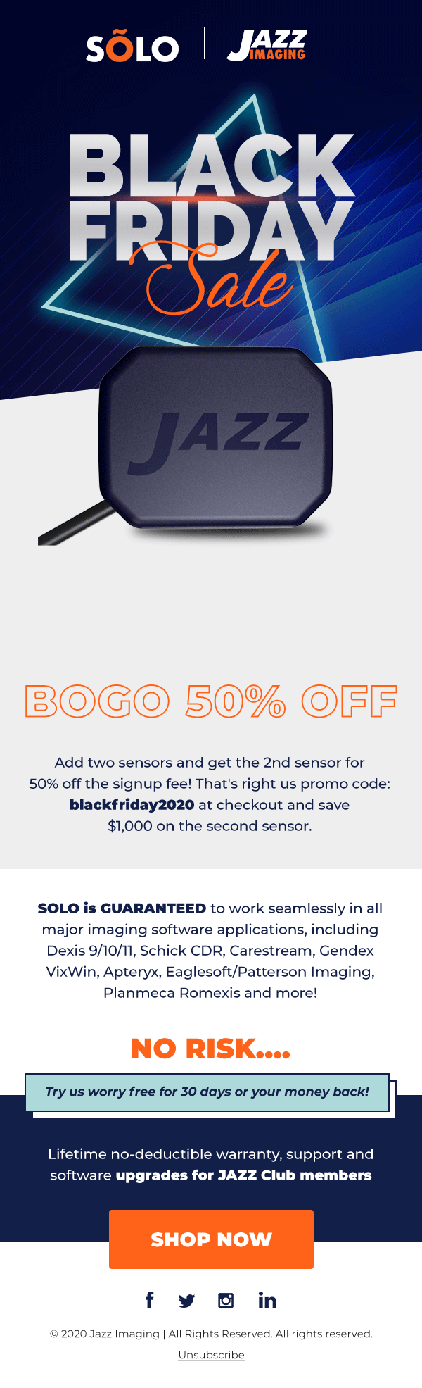 Email Marketing Design by logoQ for JAZZ Imaging | Design #25800035