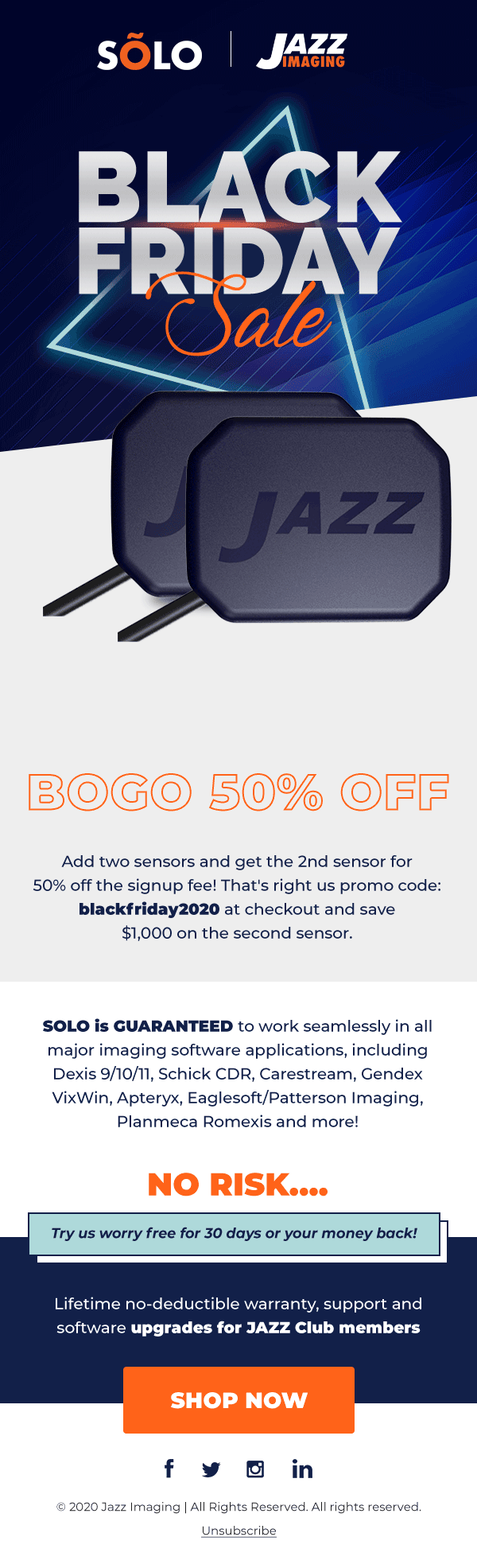 Email Marketing Design by logoQ for JAZZ Imaging | Design #25808038