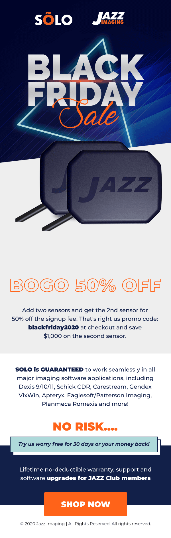 Email Marketing Design by logoQ for JAZZ Imaging | Design #25813269