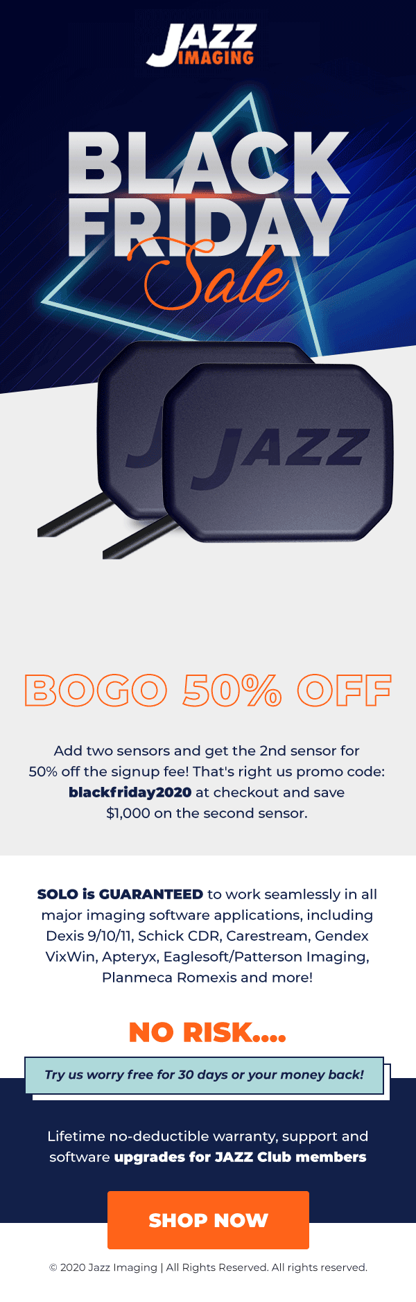 Email Marketing Design by logoQ for JAZZ Imaging | Design #25813298