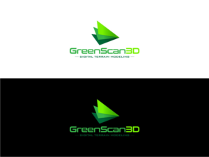 GreenScan 3D | Logo Design by Atvento Graphics