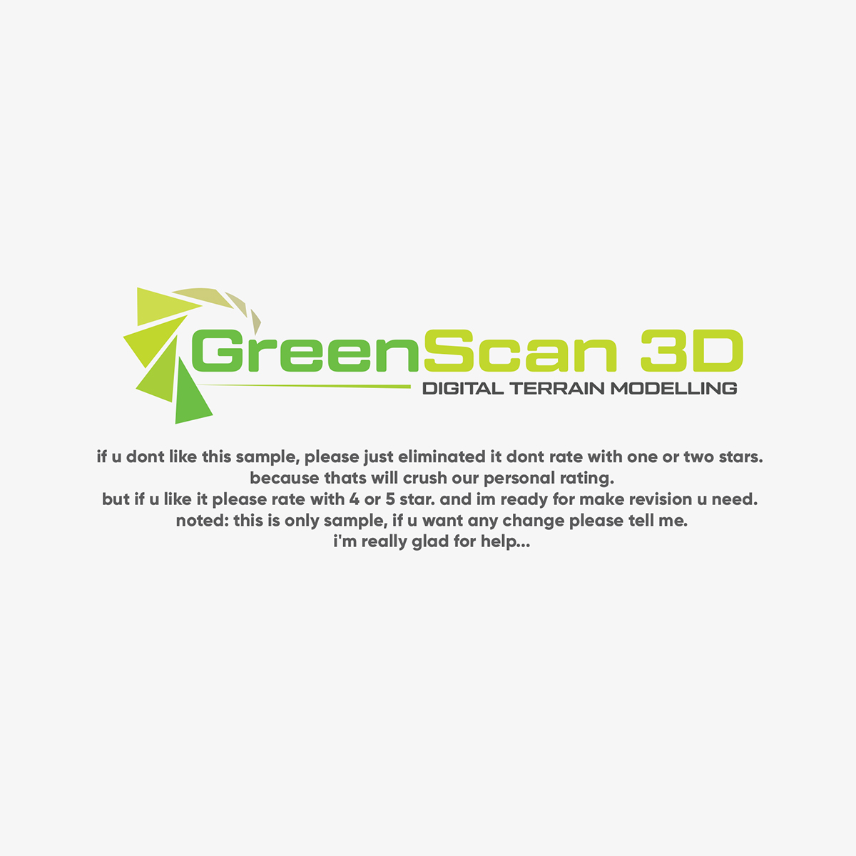 Logo Design by IdentsArt for GreenScan 3D | Design #25786187