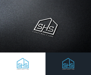 SHS Construction | Logo Design by Mohammad Shahidul Islam