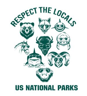 Shirt Design for various National Parks Around the United States