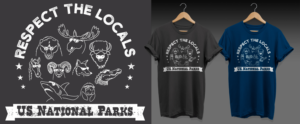 Shirt Design for various National Parks Around the United States | T-Shirt-Design von Al Pech