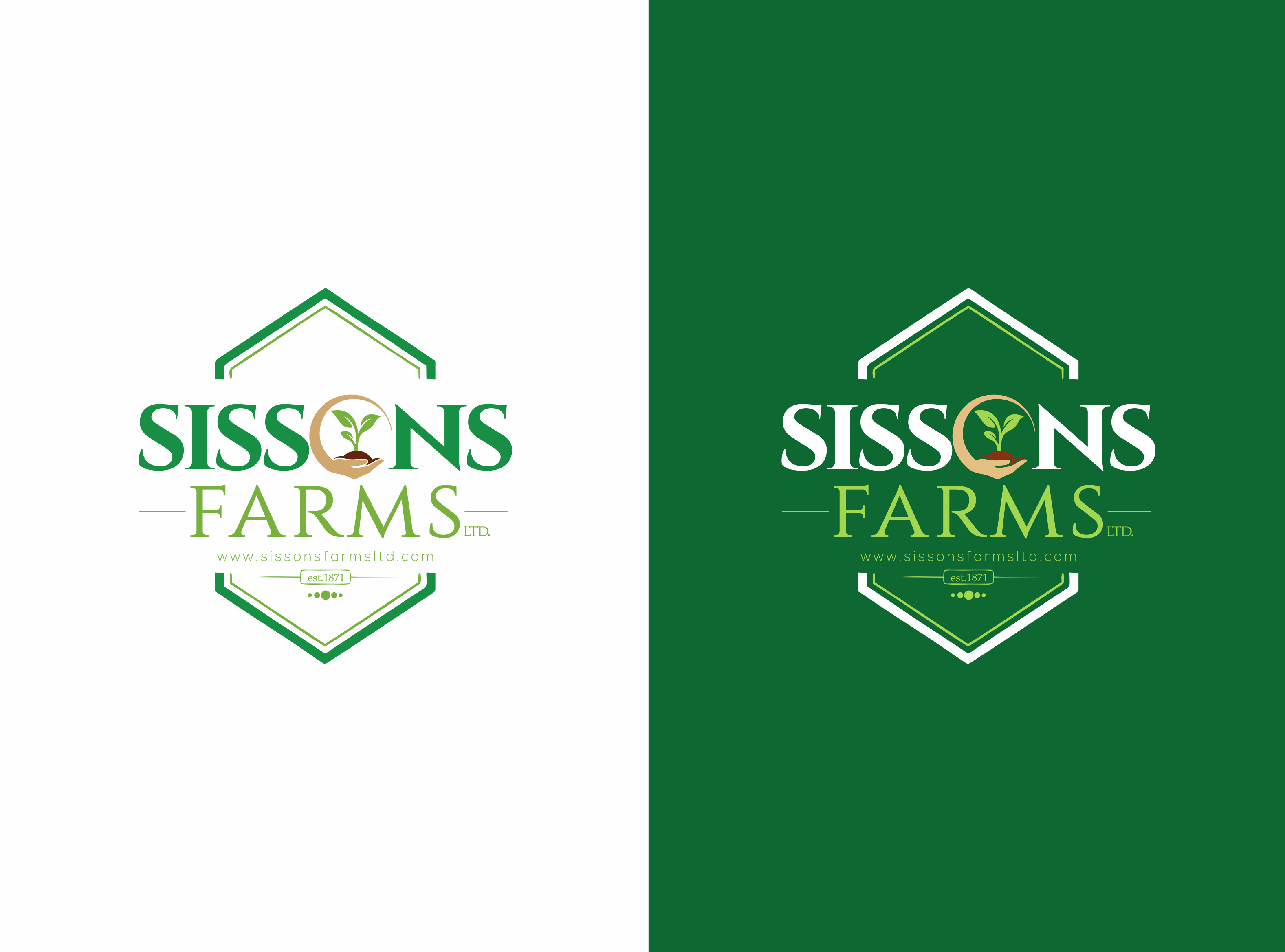 Logo Design by nikkiblue for Sissons Farms Ltd | Design #25821304