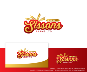 Diseño de Logo por alvinnavarra para Sissons Farms Ltd | Diseño: #25805848
