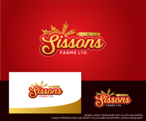 Diseño de Logo por alvinnavarra para Sissons Farms Ltd | Diseño: #25805849