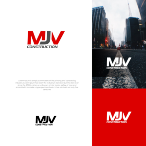 MJV CONSTRUCTION | Logo Design by SigmaStudio