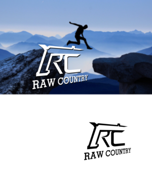 Raw Country or RC | Logo Design by Ana Gocheva