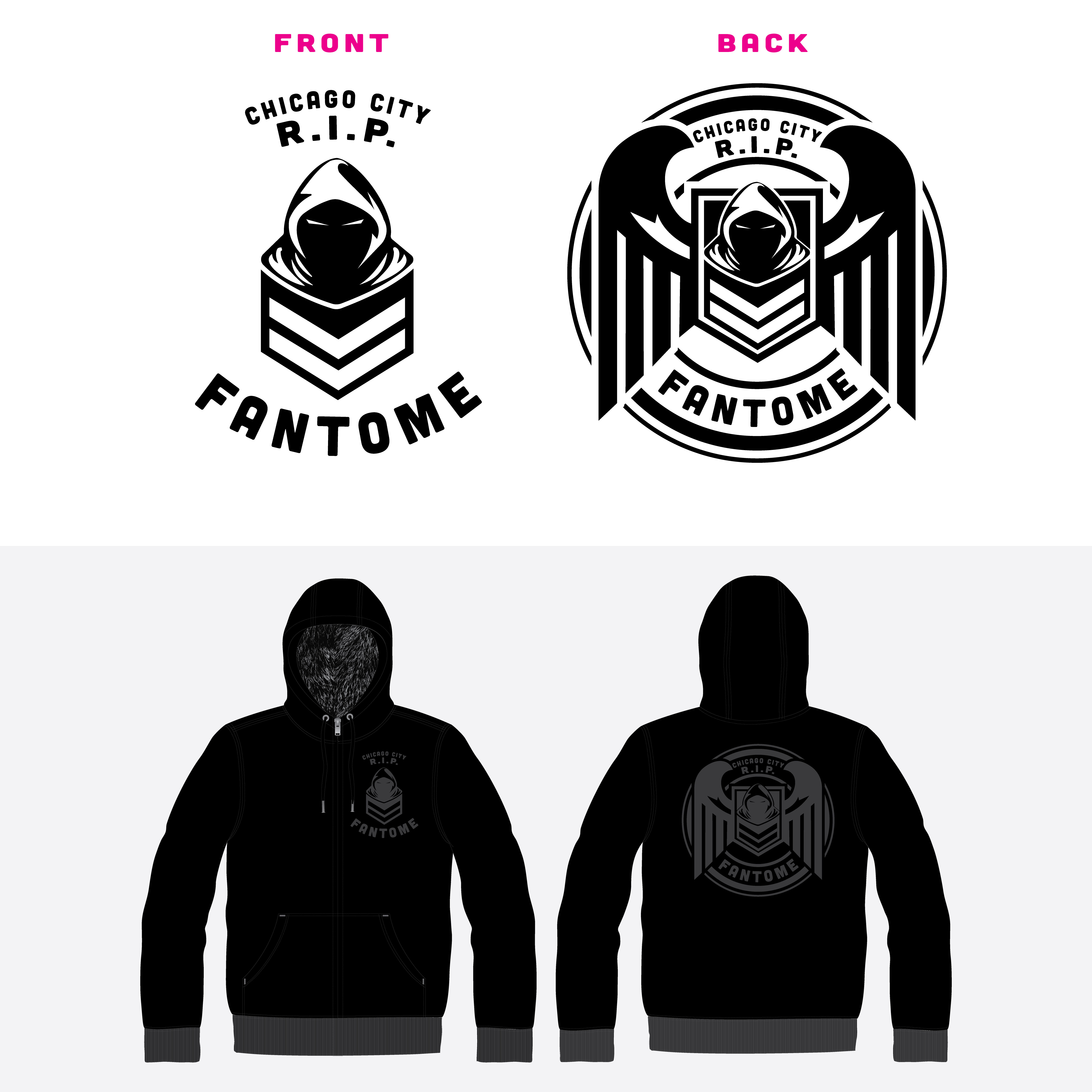 Apparel Design by Jburtonux for Fantome' | Design #25836255