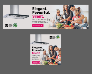 Banner required for our website Sale of Silent Domestic Rangehoods | Banner-Design von Ivelina Tsvetkova