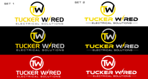 Logo Design by Borun for TUCKER WIRED ELECTRICAL SOLUTIONS  | Design: #25787828