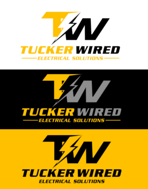 Logo Design by Borun for TUCKER WIRED ELECTRICAL SOLUTIONS  | Design: #25794160