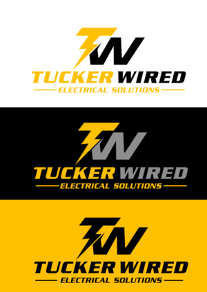 Logo Design by Borun for TUCKER WIRED ELECTRICAL SOLUTIONS  | Design: #25794580