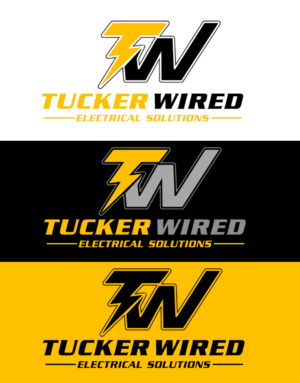 Logo Design by Borun for TUCKER WIRED ELECTRICAL SOLUTIONS  | Design: #25795122