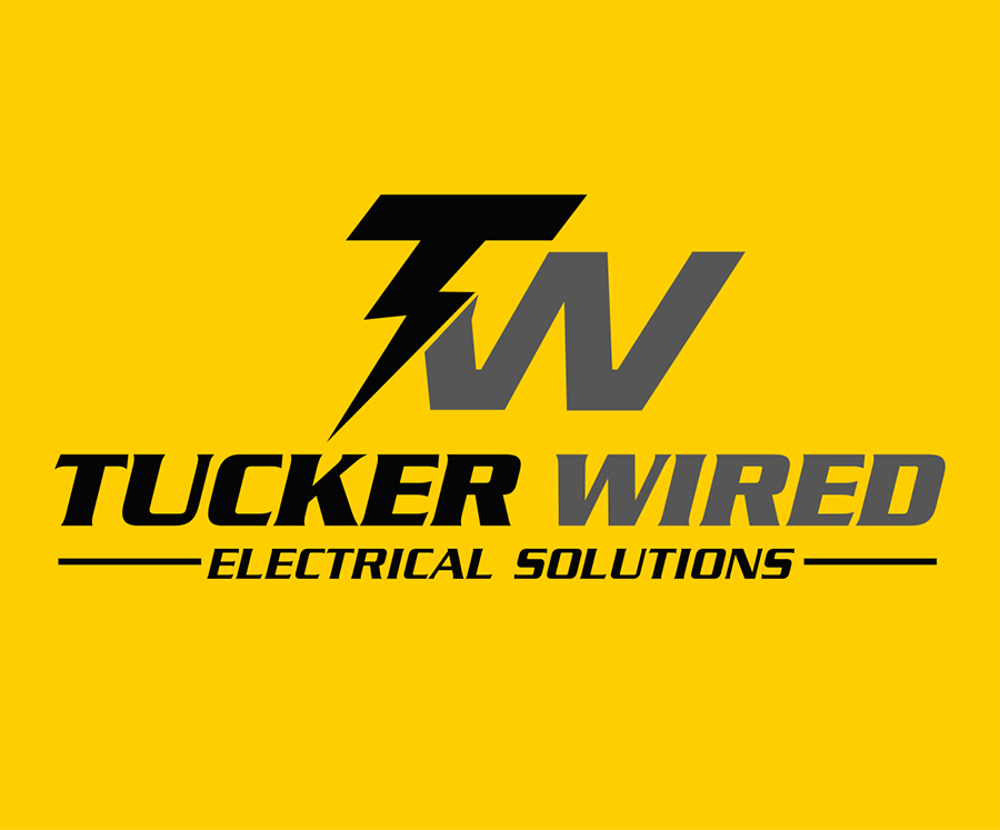 Logo Design by Borun for TUCKER WIRED ELECTRICAL SOLUTIONS  | Design #25799499