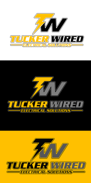 Logo Design by Borun for TUCKER WIRED ELECTRICAL SOLUTIONS  | Design: #25801054