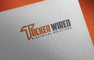 Logo Design by Hardcore Design for TUCKER WIRED ELECTRICAL SOLUTIONS  | Design: #25790995