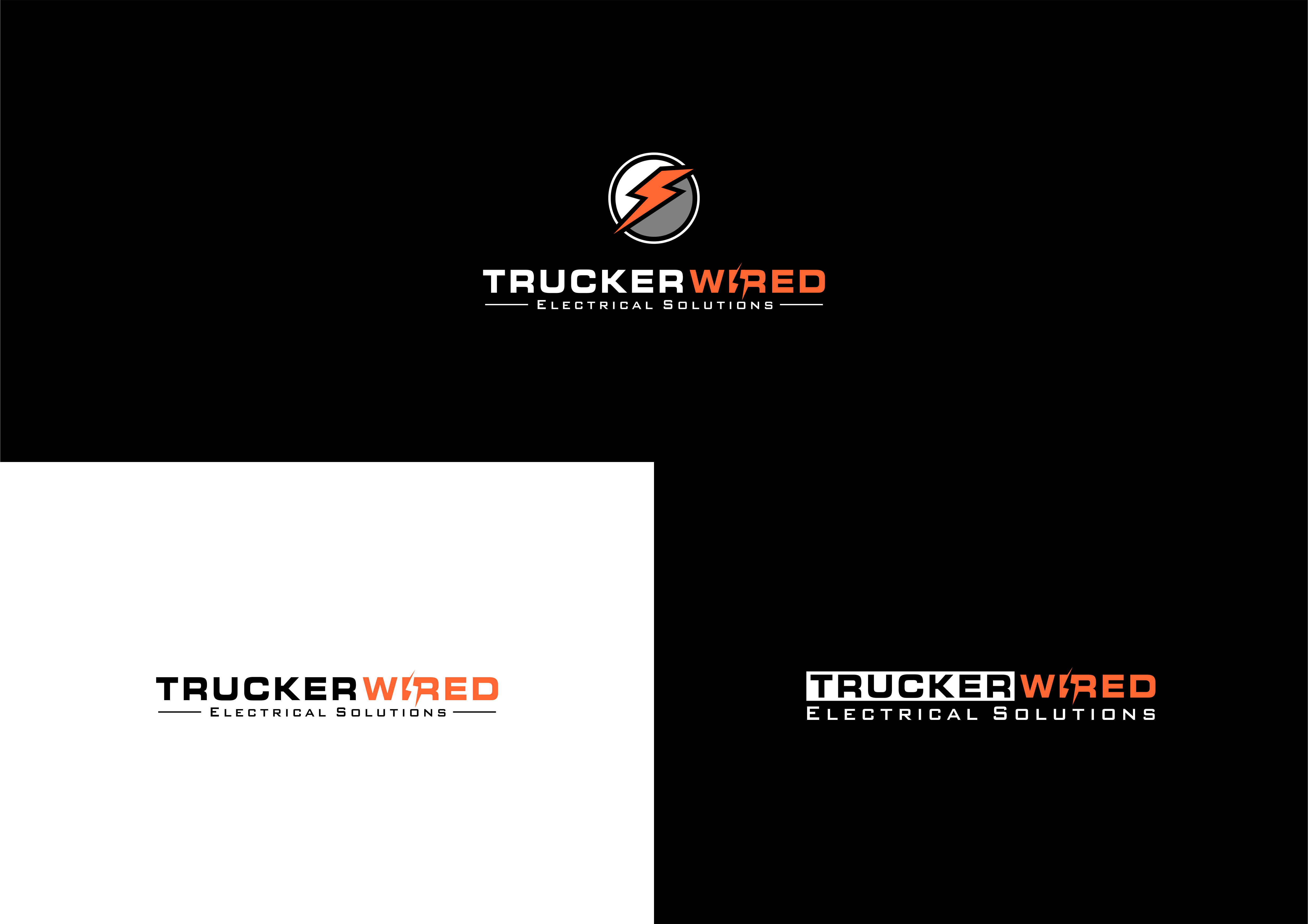 Logo Design by graphics1 for TUCKER WIRED ELECTRICAL SOLUTIONS  | Design #25787217