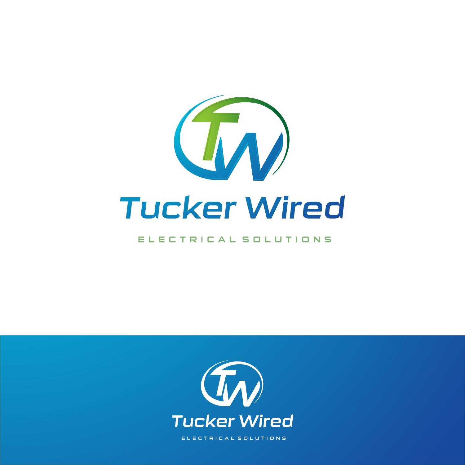 Logo Design by ThiagoB for TUCKER WIRED ELECTRICAL SOLUTIONS  | Design #25789017