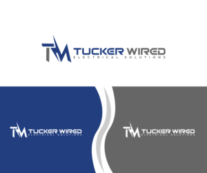 Logo Design by fauzan harun for TUCKER WIRED ELECTRICAL SOLUTIONS  | Design: #25789084