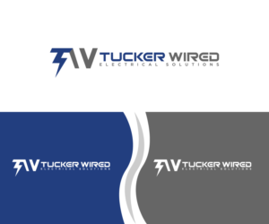 Logo Design by fauzan harun for TUCKER WIRED ELECTRICAL SOLUTIONS  | Design: #25789085