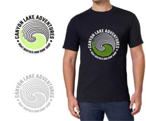 Canyon Lake Adventures boat rentals and surf shop | Logo Design by OrianO-70