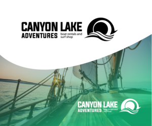 Canyon Lake Adventures boat rentals and surf shop | Logo Design by Ng V Duc