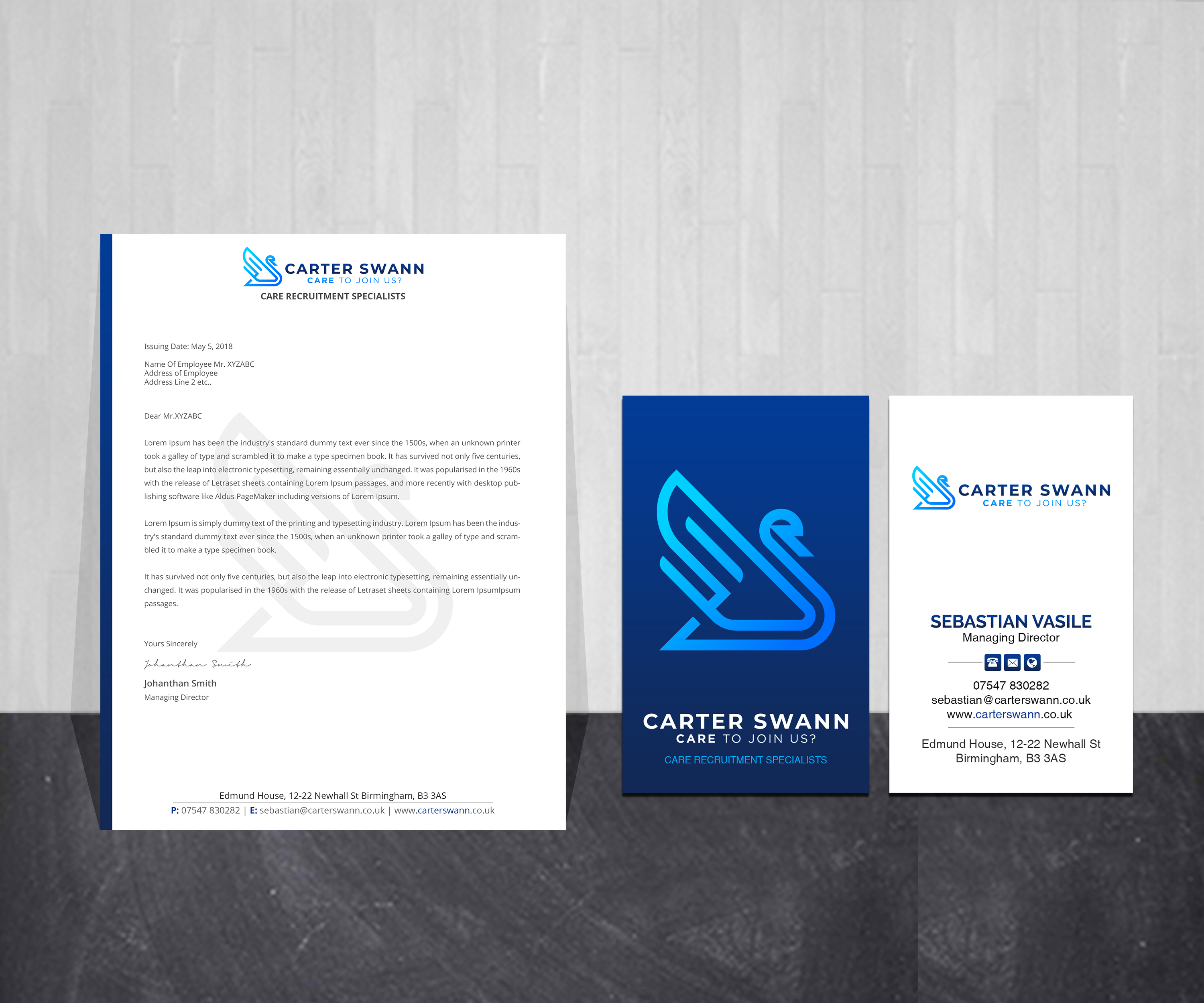 Stationery Design by Creations Box 2015 for this project | Design #25798953