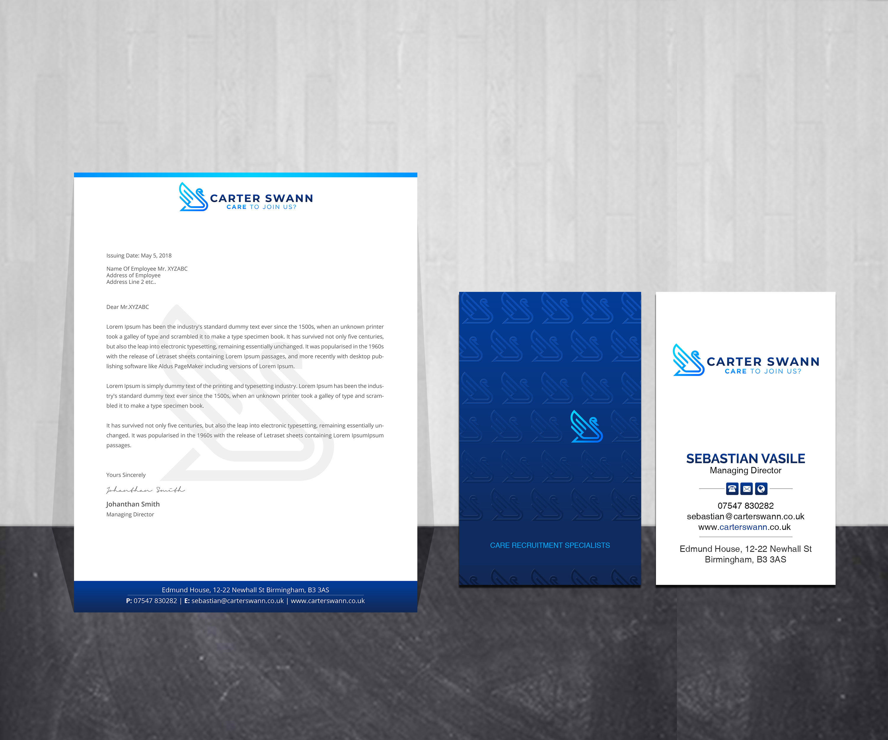 Stationery Design by Creations Box 2015 for this project | Design #25798954