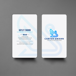 Business Cards + Flyer + Letterhead for Care Recruitment Agency | Schreibwaren-Design von chandrayaan.creative