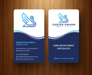 Business Cards + Flyer + Letterhead for Care Recruitment Agency | Schreibwaren-Design von sabbir049