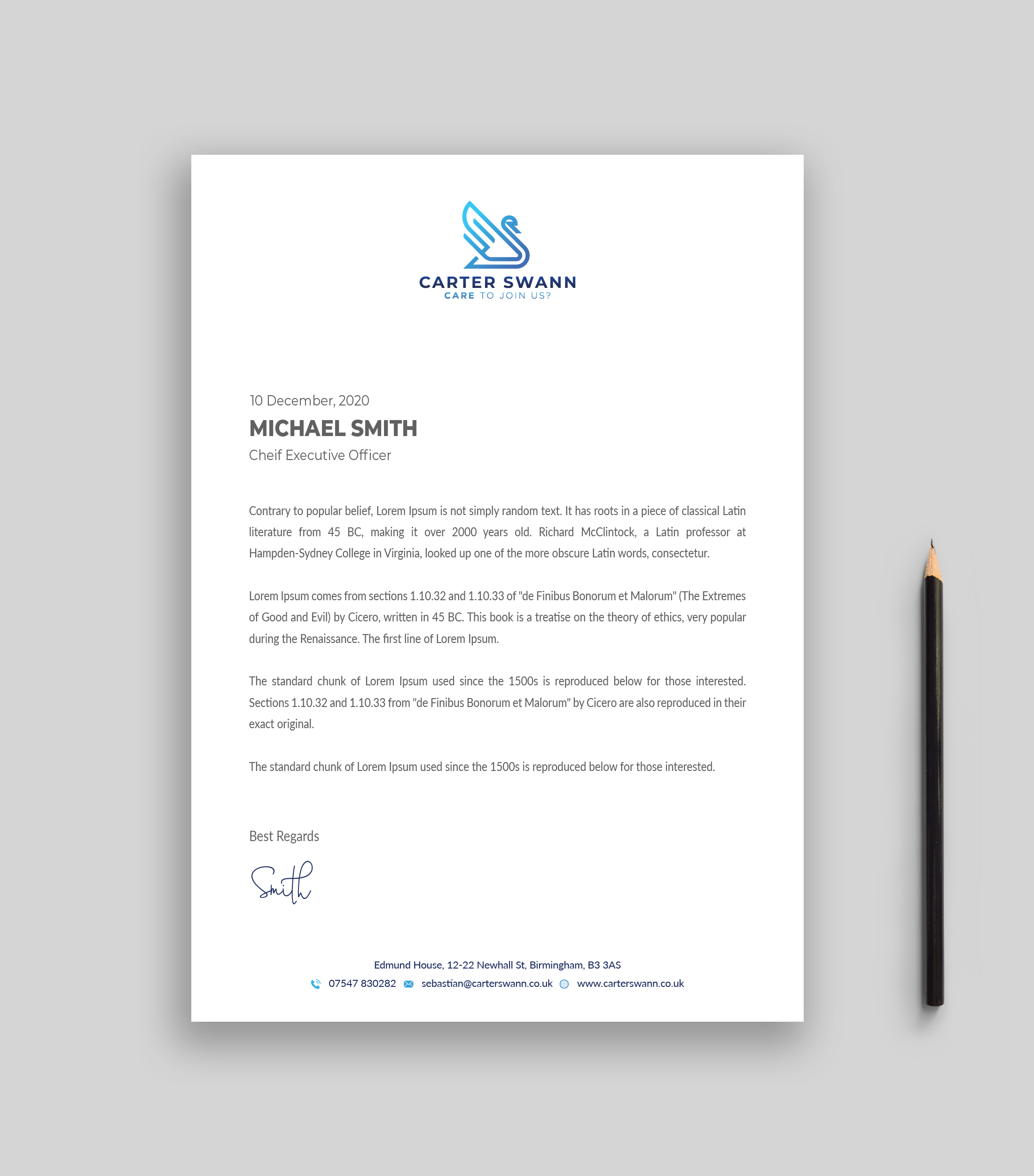 Schreibwaren-Design von Musa. A für dieses Projekt | Design #25789972