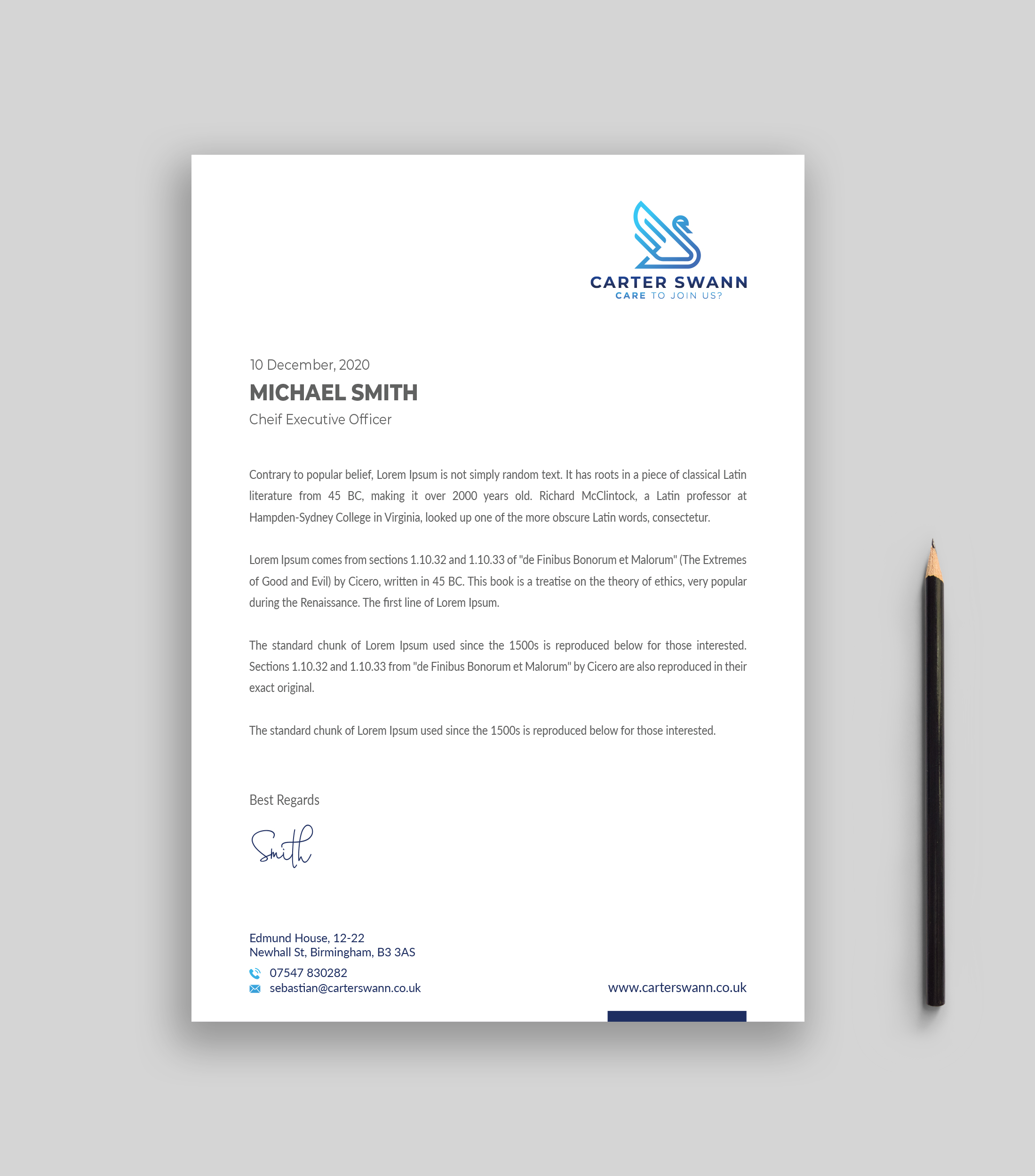 Schreibwaren-Design von Musa. A für dieses Projekt | Design #25789974