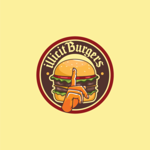 illicit Burgers | Logo Design by Graphic Bricks