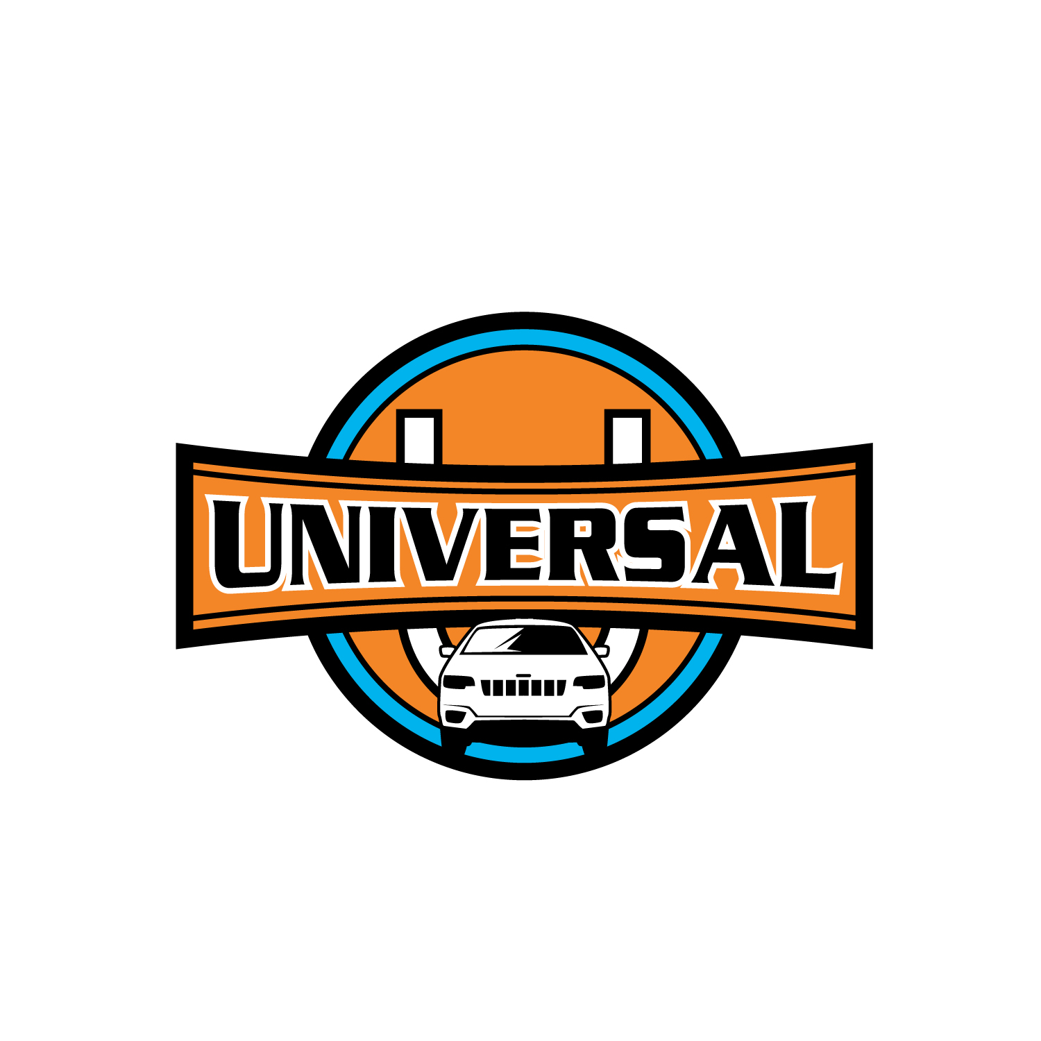 Logo Design by geni for UNIVERSAL CDJR | Design #25794438