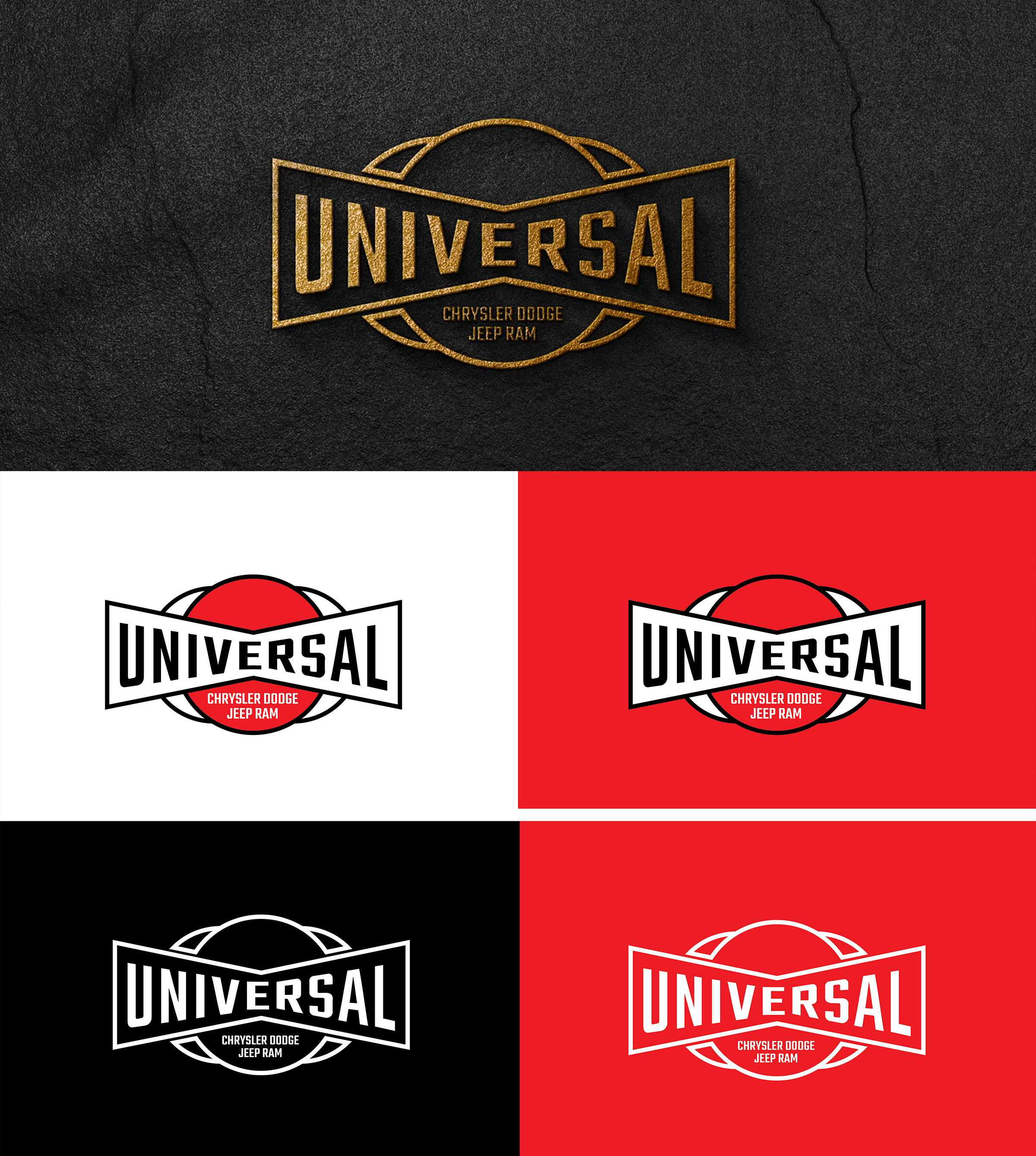 Logo Design by lnb... for UNIVERSAL CDJR | Design #25794828