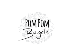 Pom Pom Bagels | Logo Design by BNdesigner