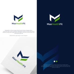MaxHealthFit | Logo Design by Hana