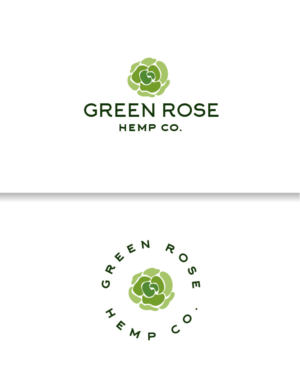 GreenRose Hemp Co. or GR Hemp Co. or just GR idk that’s why I’m here | Logo Design by Birdcage