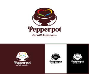 Pepperpot, Eat with Intention... | Diseño de Logo por MoonFeather