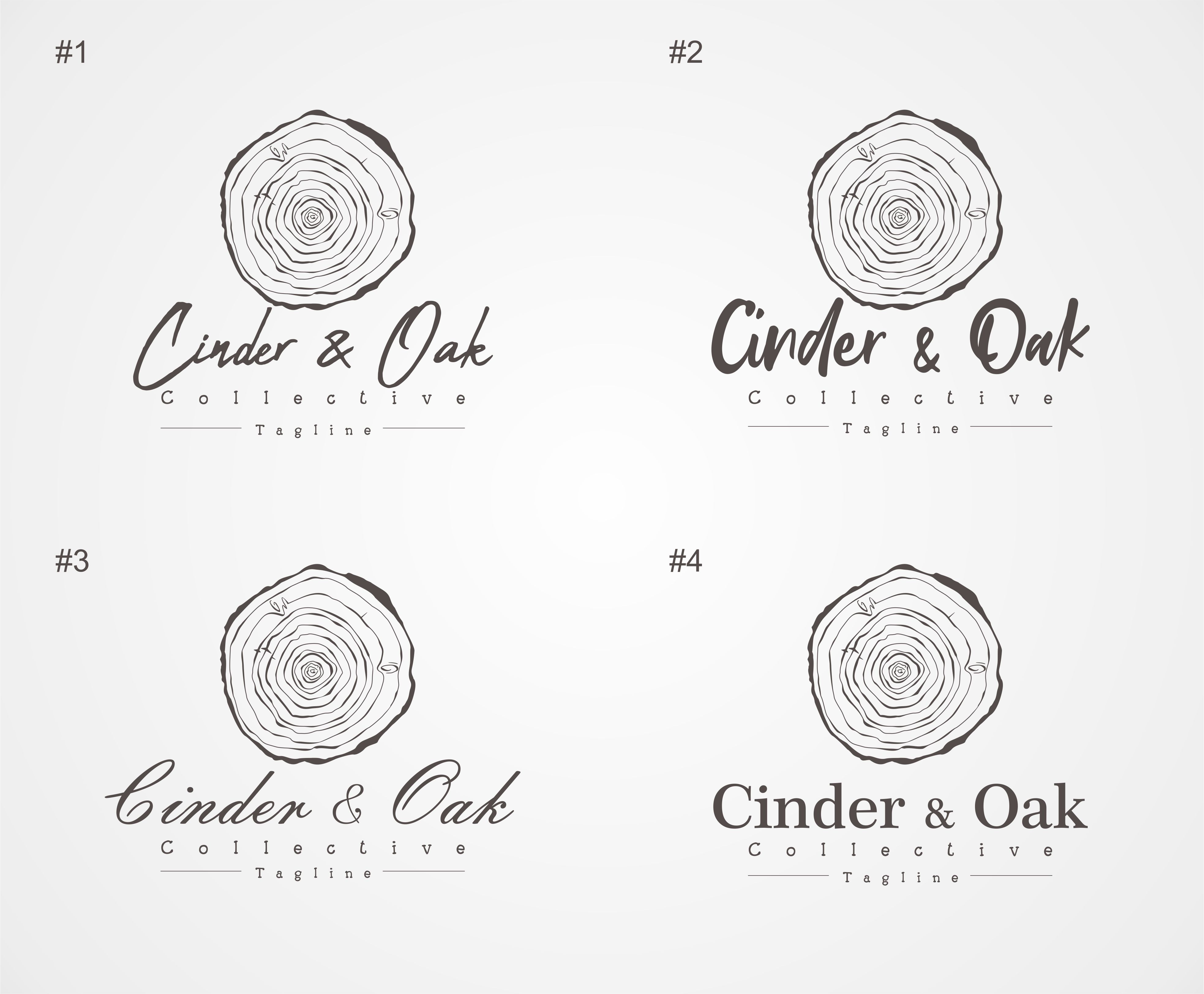 Logo Design by vta for Cinder & Oak | Design #25847021
