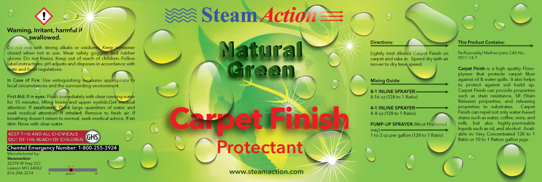 Label Design by nancyy for STEAMACTION INTERNATIONAL INC | Design #25821199