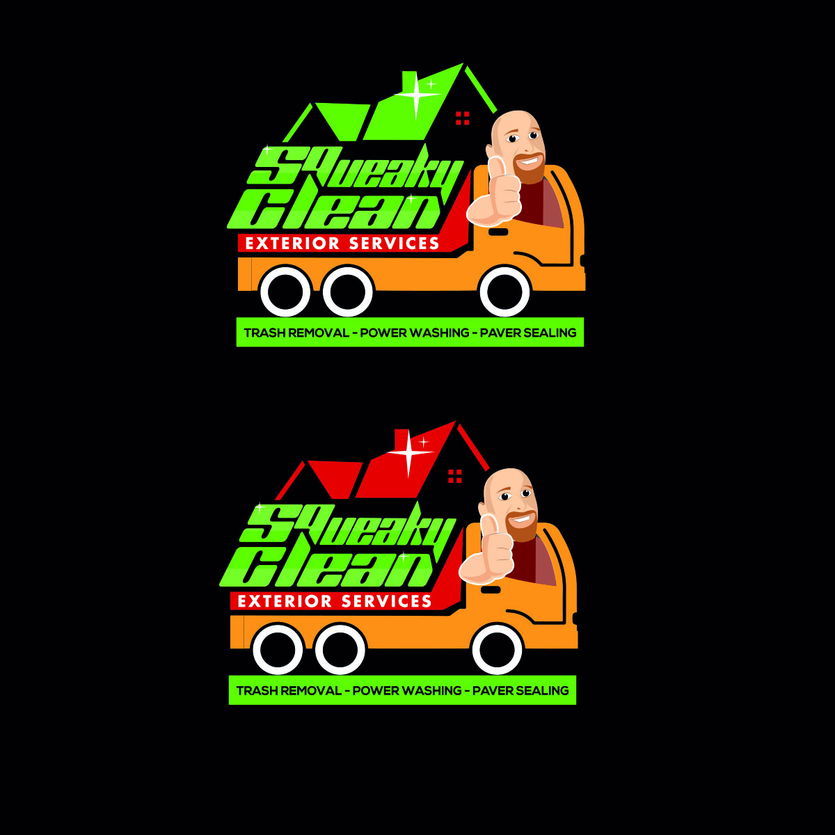 Logo Design by Aaaron for Squeaky Clean Exterior Services  | Design #25795388