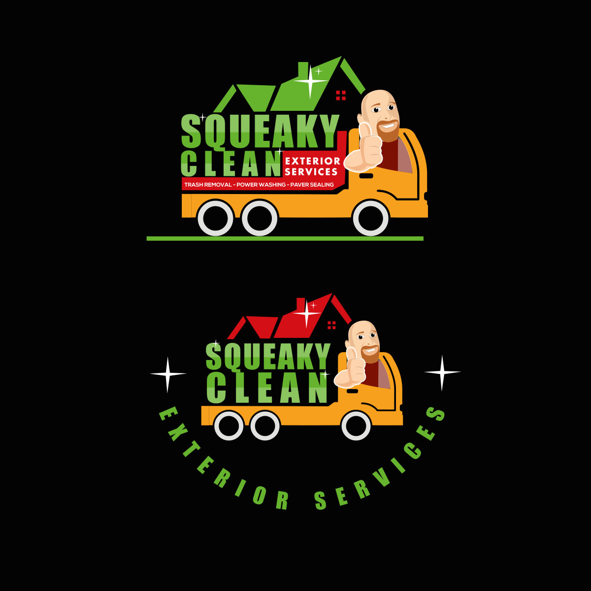 Logo-Design von Aaaron für Squeaky Clean Exterior Services  | Design #25795637
